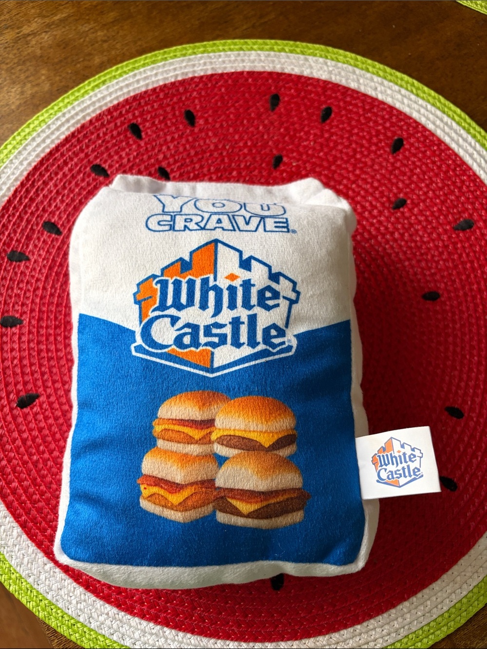 Blue & White Slider Pillow - Branded Home Accent